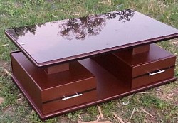 This is one of the best designs of coffee or centre tables from our shops. Ask for more designs and place your order